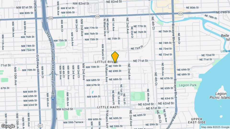 75 NE 70th St Map and Location Details