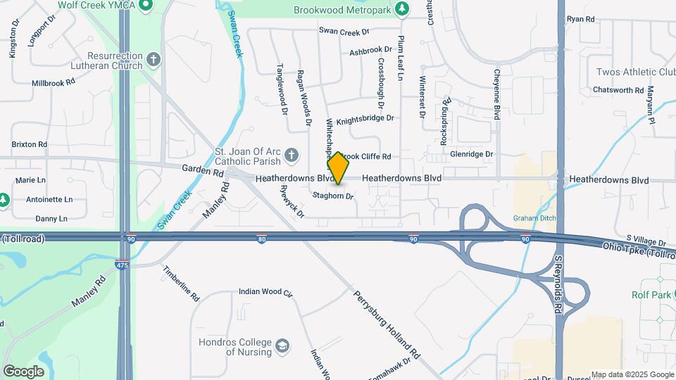 5820 Staghorn Dr Map and Location Details