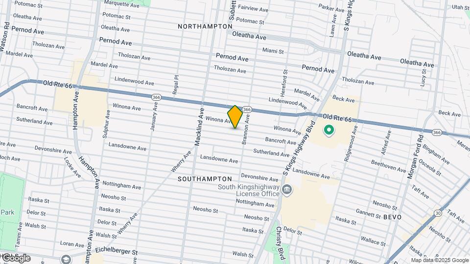 5223 Bancroft Ave Map and Location Details