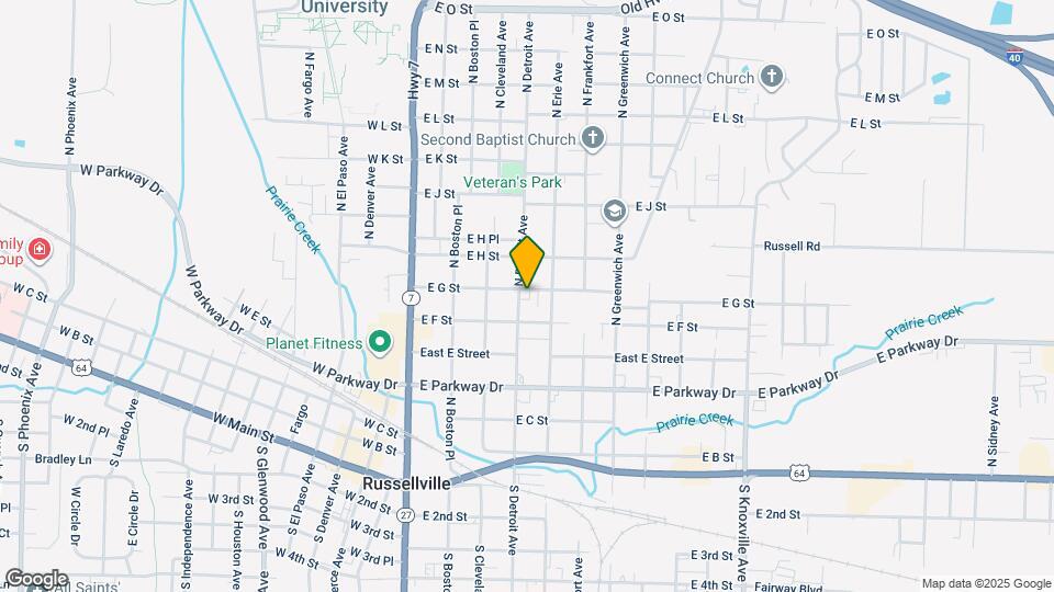 612 N Detroit Ave Map and Location Details