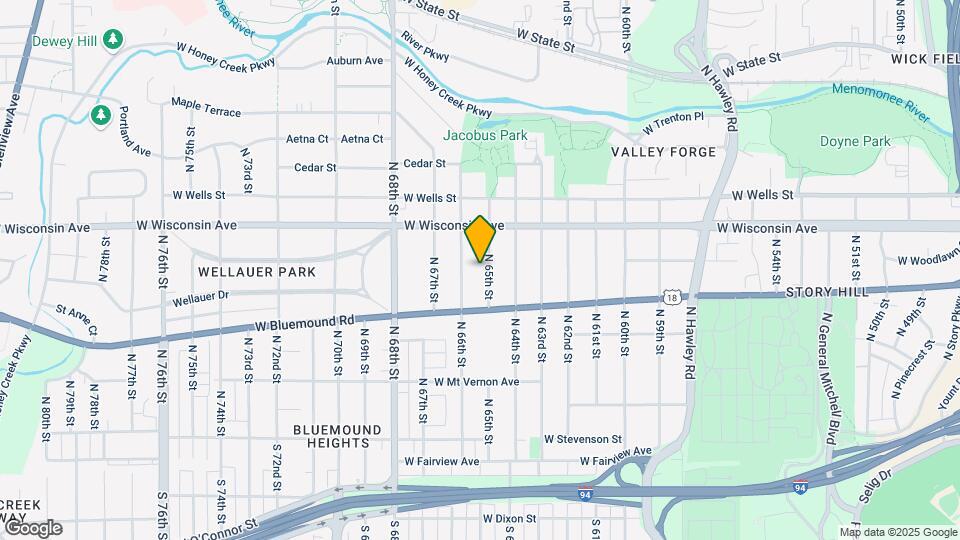 555 N 65th St Map and Location Details