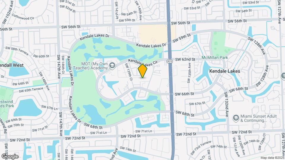 6420 SW 138th Ct Map and Location Details