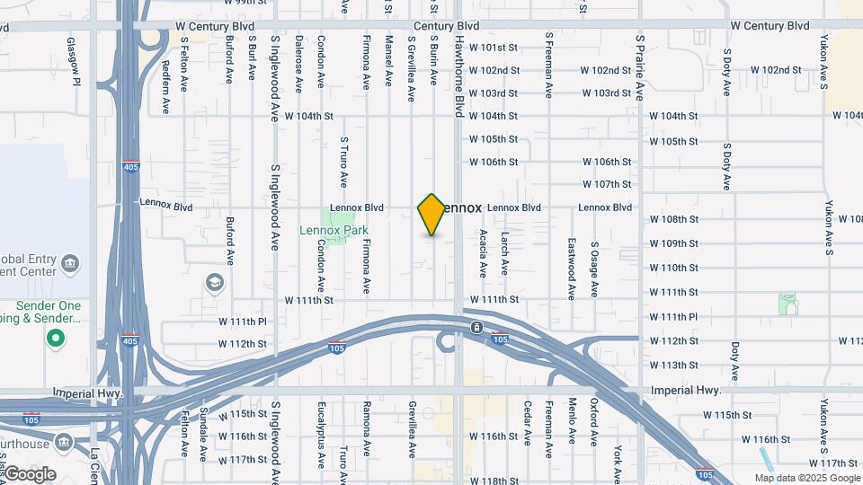 10909 Burin Ave Mapa y Detalles de la Ubicación