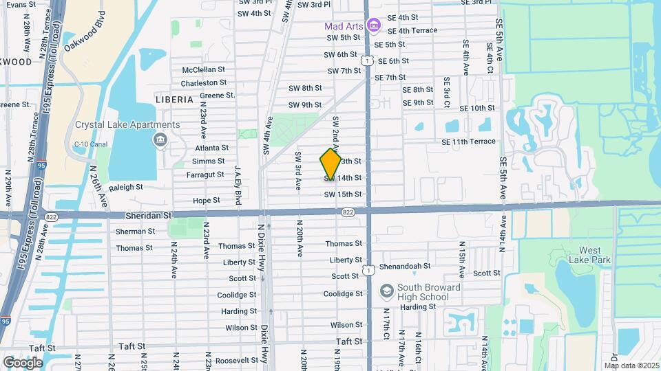 209 SW 14th St Map and Location Details