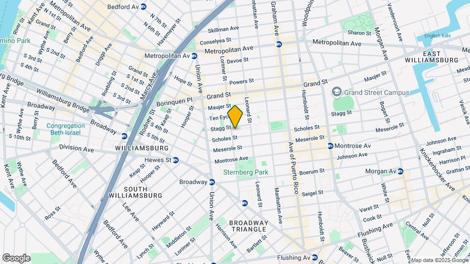 392 Lorimer St-Unit -Garden Mapa y Detalles de la Ubicación