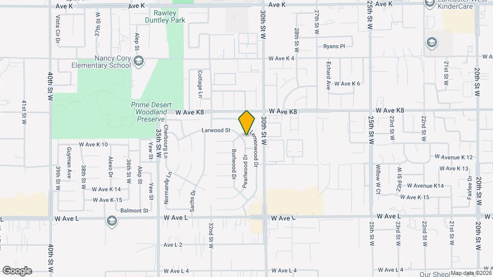 43060 Larwood St Map and Location Details