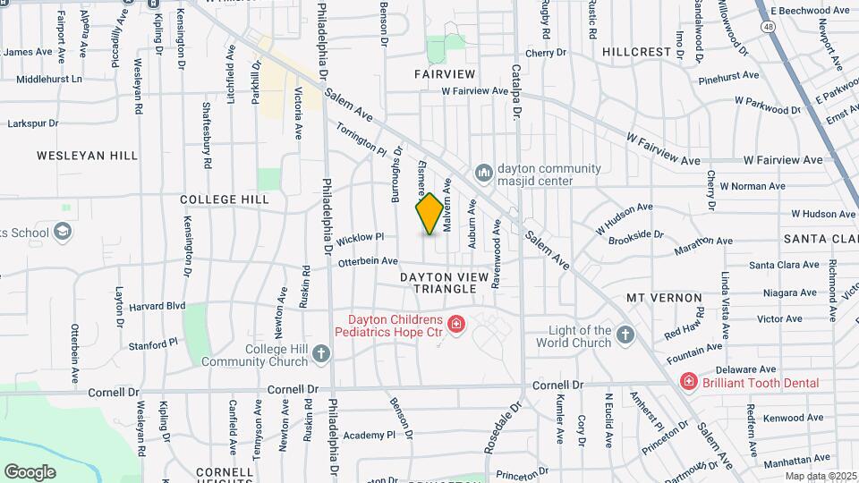 1824 Elsmere Ave Map and Location Details