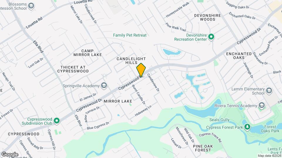 3230 Candlepine Dr Map and Location Details
