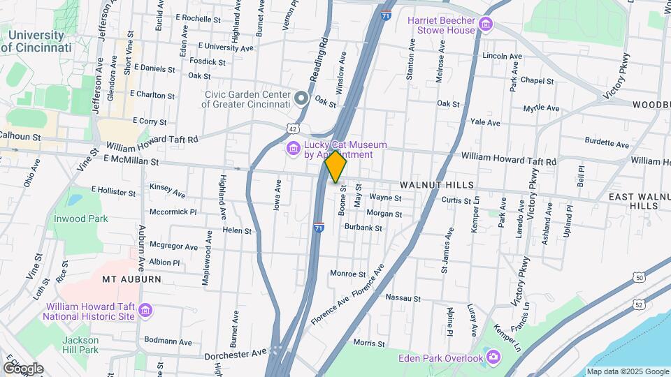 628 Wayne St Map and Location Details