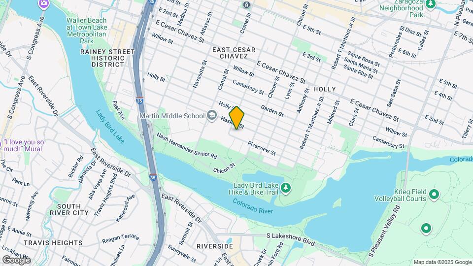 1706 Riverview St Mapa y Detalles de la Ubicación