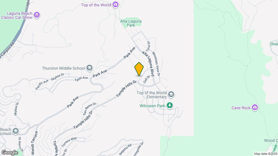 3019 Cresta Way Map and Location Details