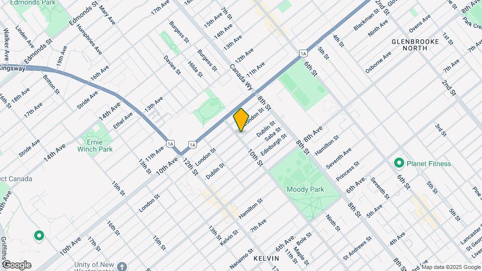 909 10th St Map and Location Details