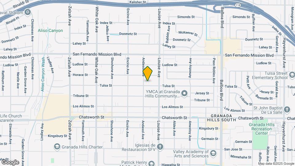 17347 Tulsa St Mapa y Detalles de la Ubicación