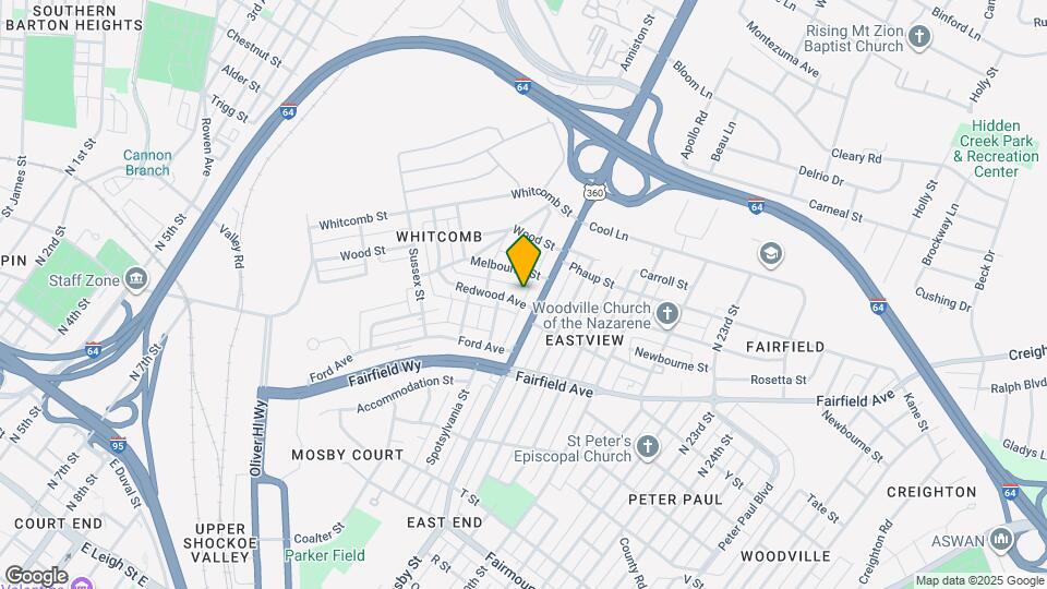 2616 Redwood Ave Map and Location Details