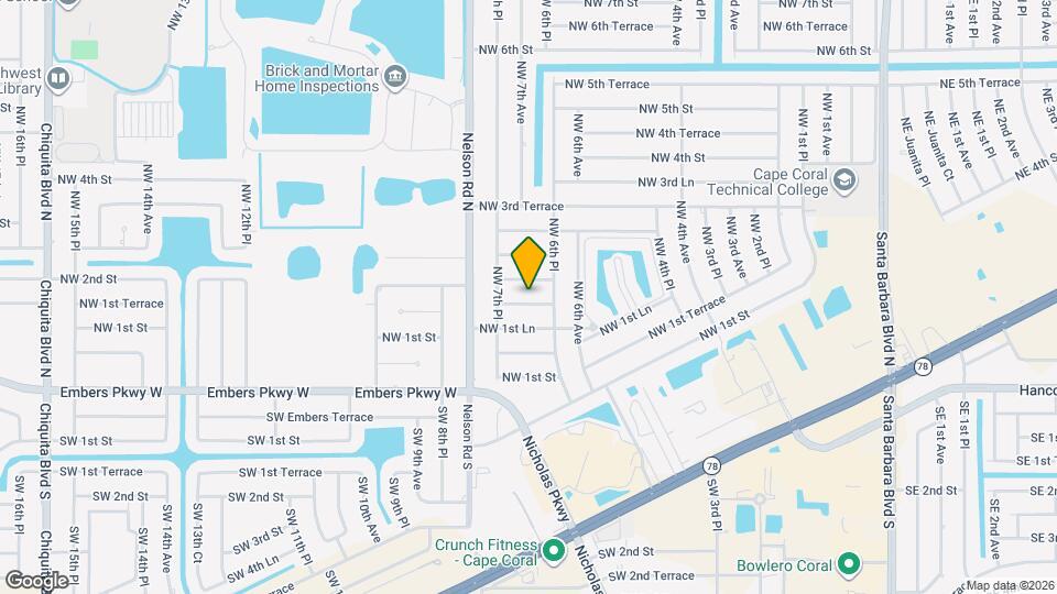 627 NW 2nd St Map and Location Details