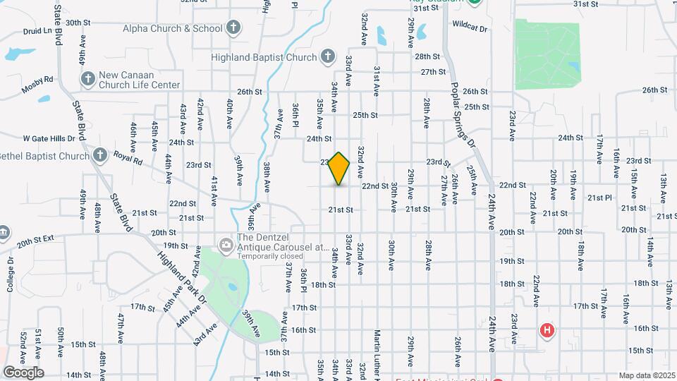 2126 34th Ave Map and Location Details