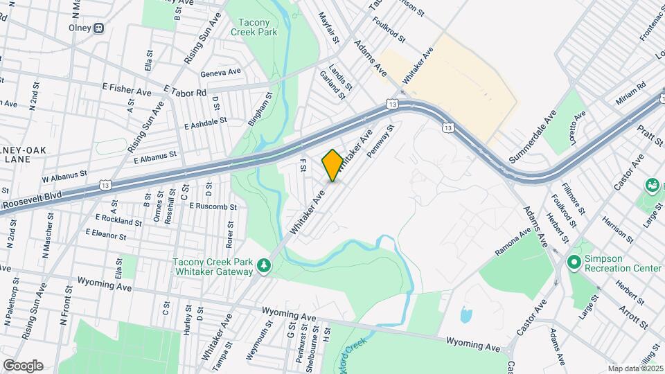 5063 Whitaker Ave Map and Location Details