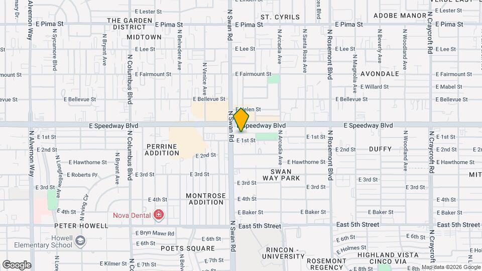4721 E 1st St Map and Location Details