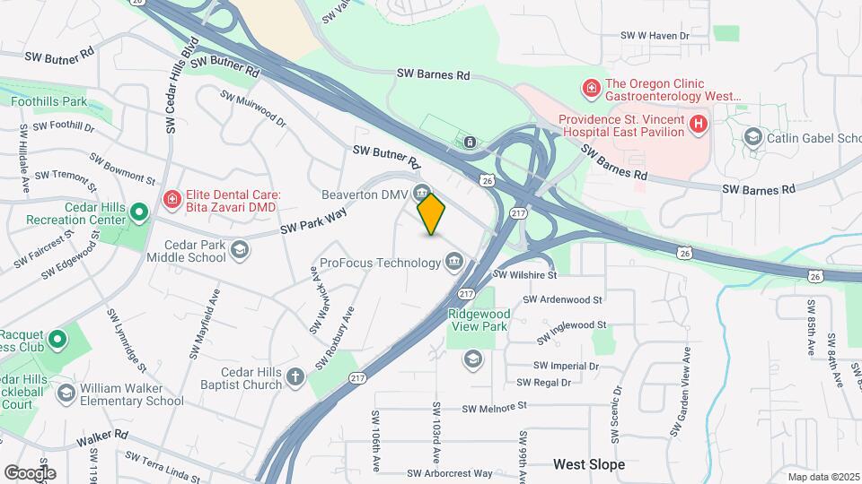 10321 SW Eastridge St Map and Location Details