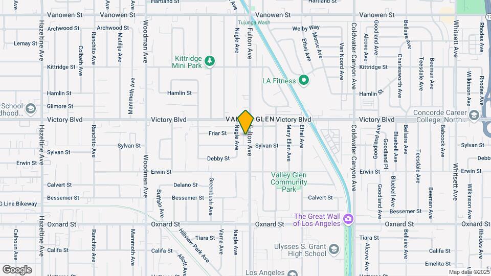 6319 Fulton Ave Map and Location Details
