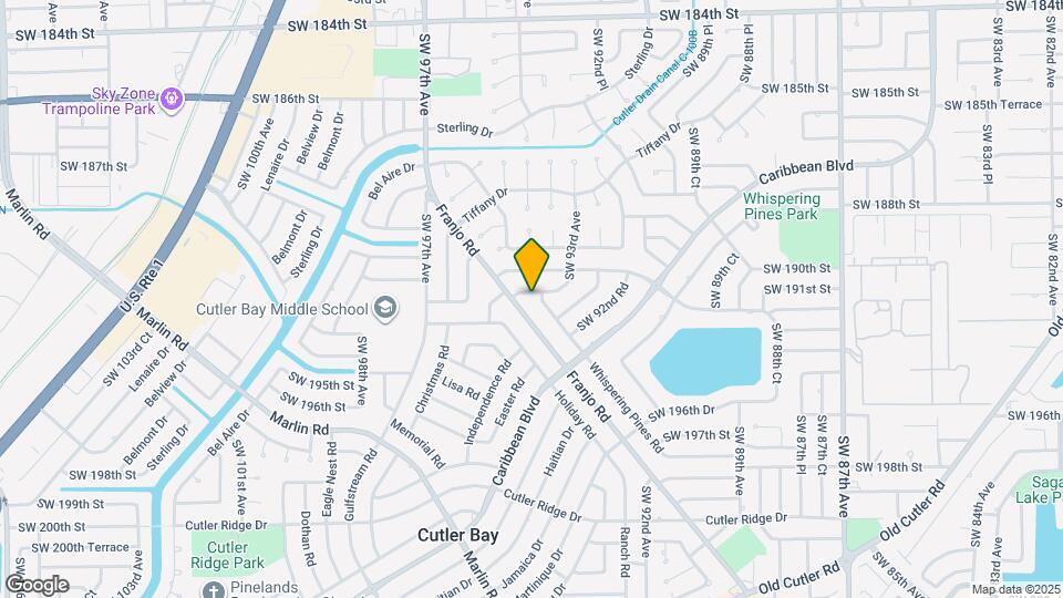 9400 SW 193rd Dr Map and Location Details