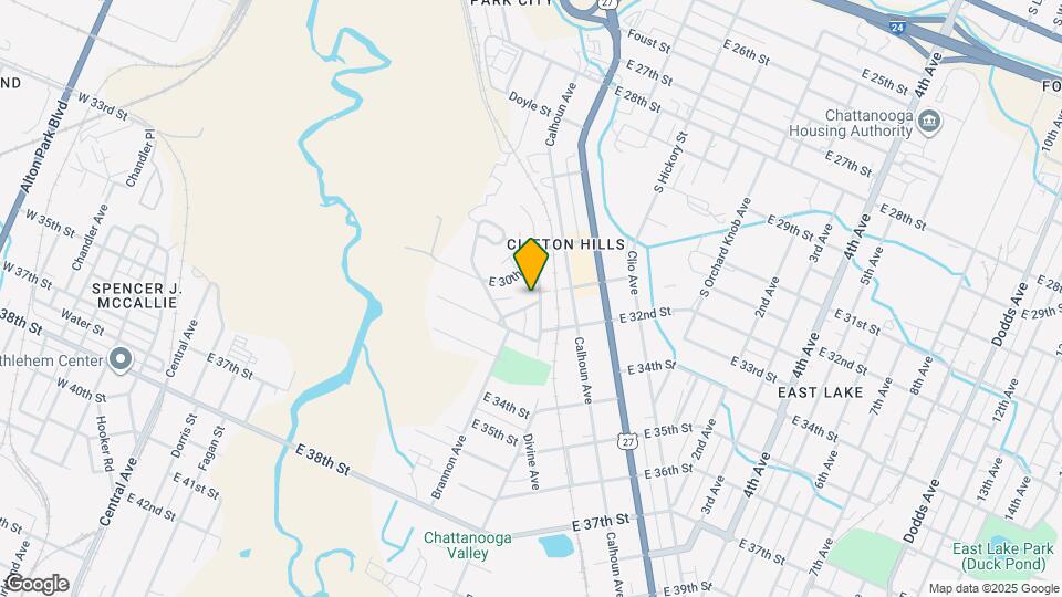 1313 E 31st St Map and Location Details