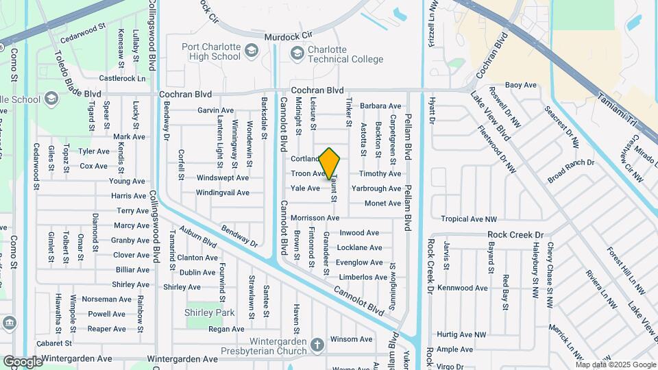 18356 Yale Ave Map and Location Details