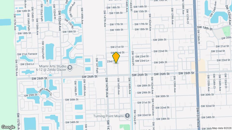 14519 SW 24th Ter Mapa y Detalles de la Ubicación