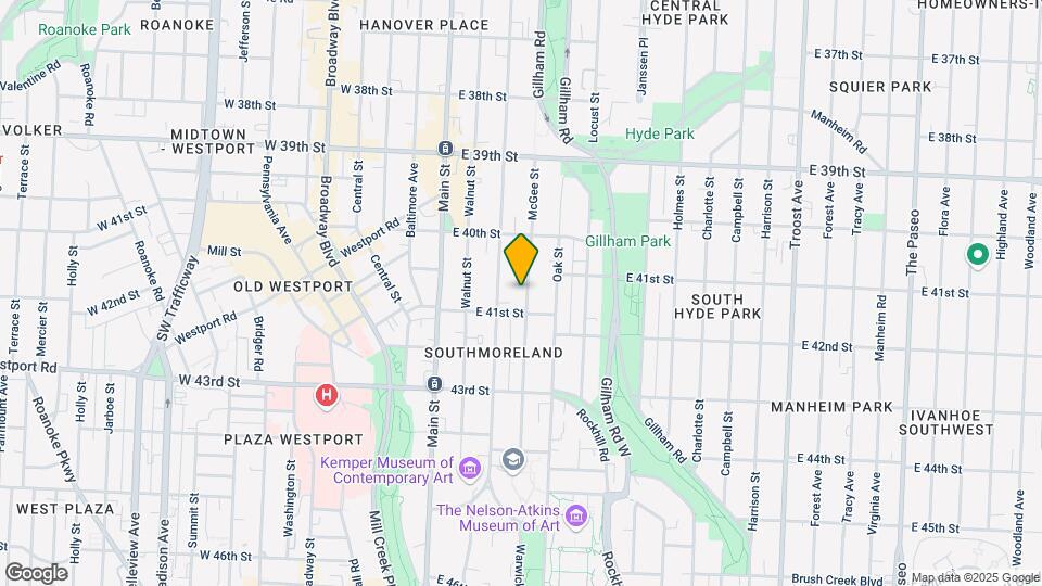 4046 McGee St Map and Location Details