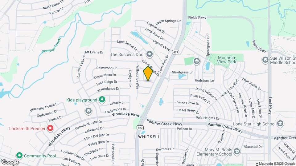 14713 Brandon Drive Map and Location Details