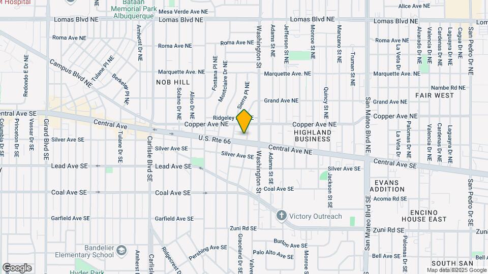 4223 Central Ave NE Mapa y Detalles de la Ubicación