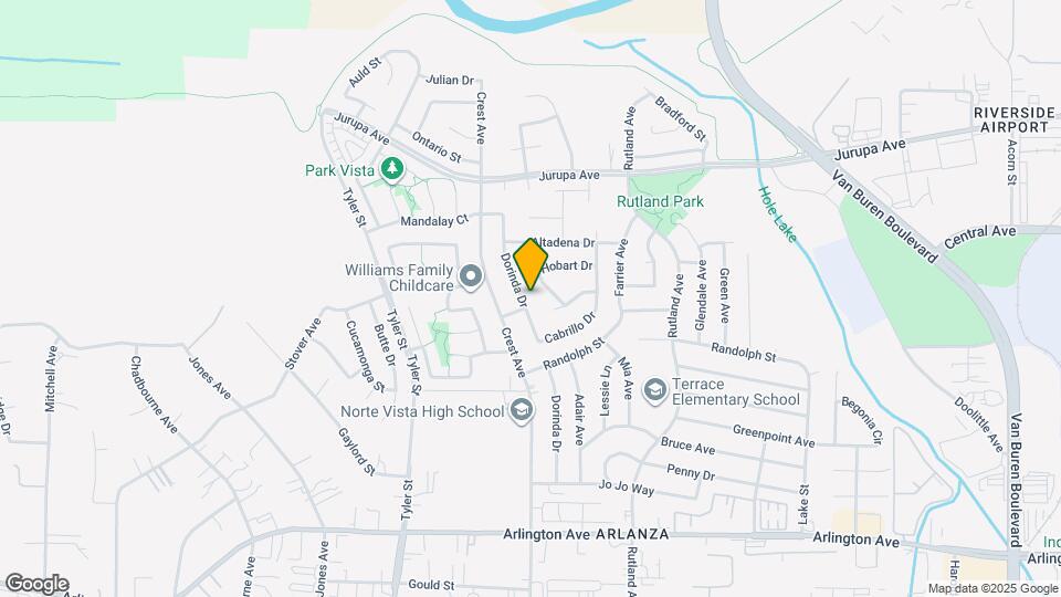 6810 Dorinda Dr Map and Location Details