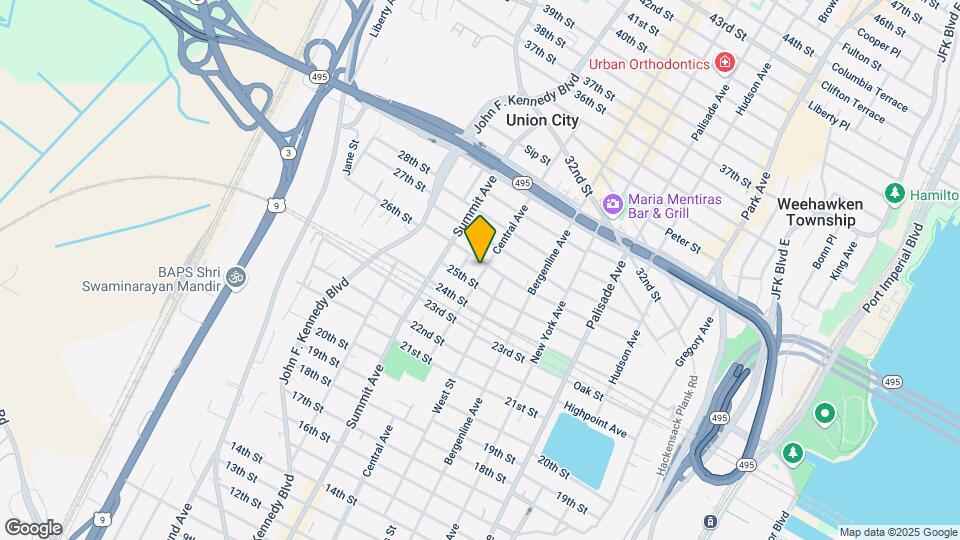 2515 Central Ave Map and Location Details