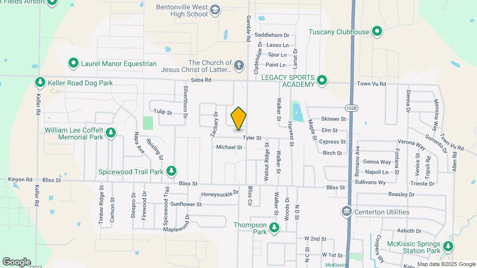 804 Tyler St Map and Location Details