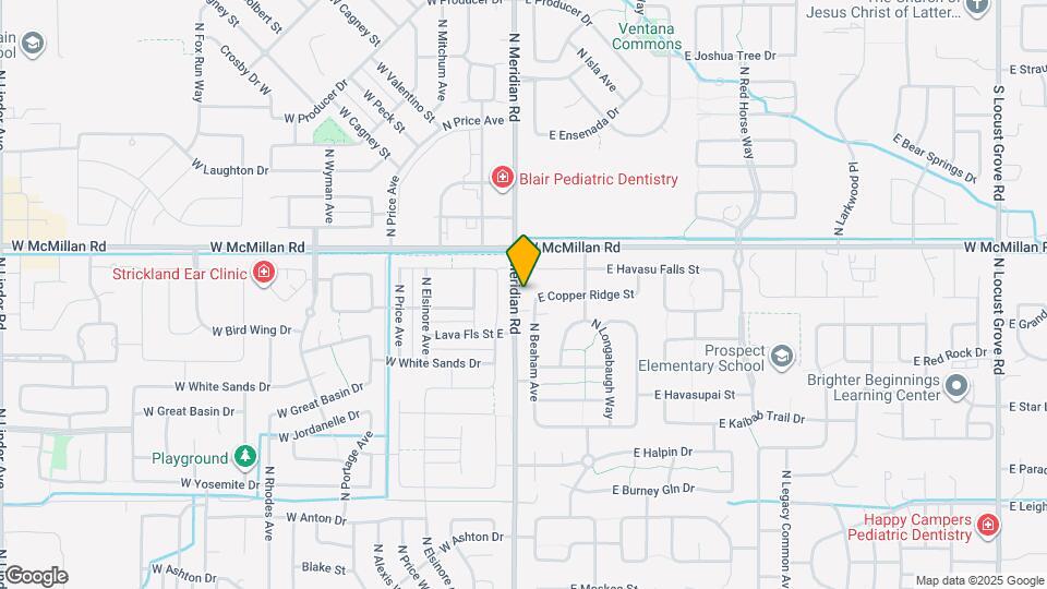 4665 N Beaham Ave Map and Location Details