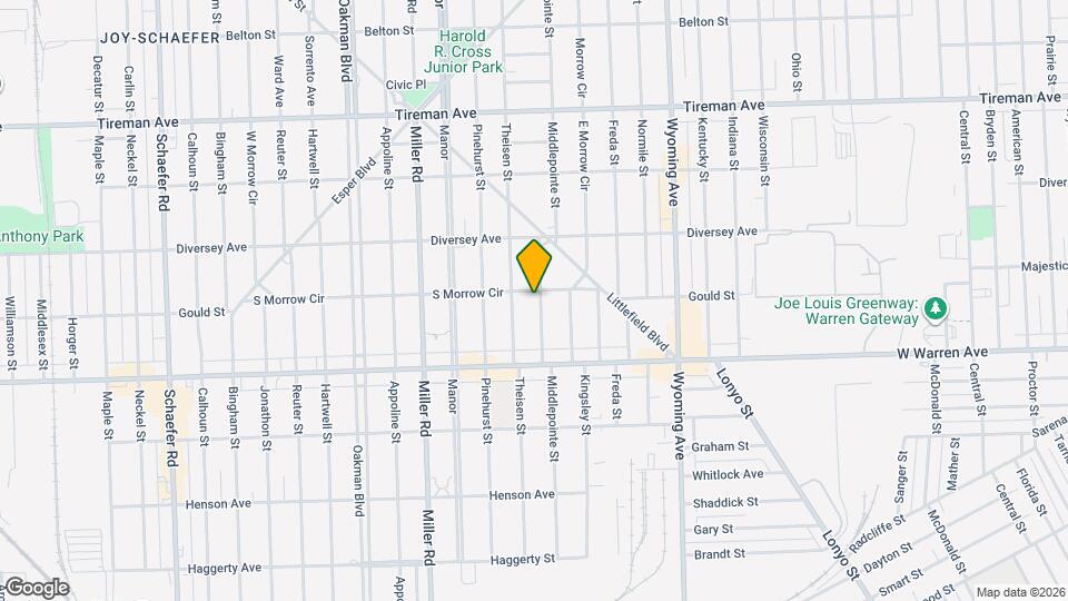 10427 S Morrow Cir Map and Location Details