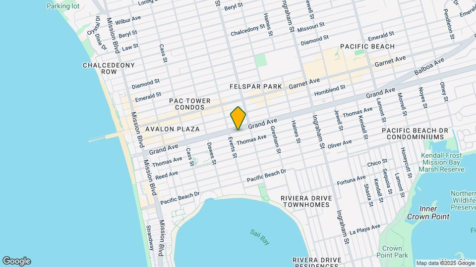 1225-1233 Grand Ave Mapa y Detalles de la Ubicación