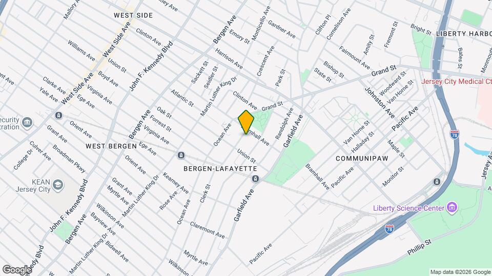 306 Clerk St, Unit Basement Map and Location Details