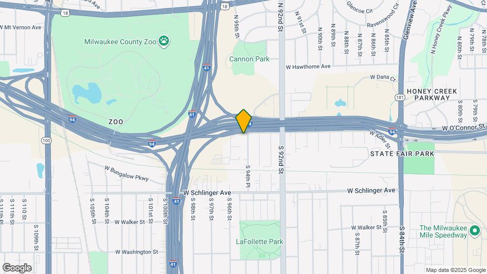 407 S 94th Pl Mapa y Detalles de la Ubicación