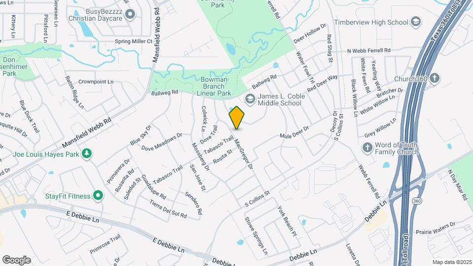 8203 MacGregor Dr Map and Location Details