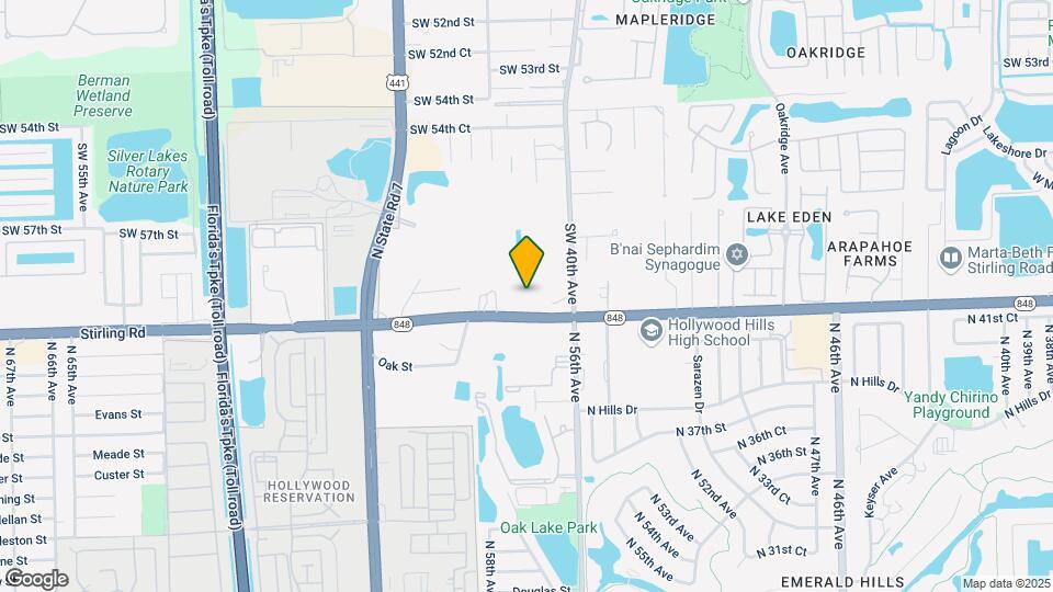 4111 Stirling Rd, Unit 109 Map and Location Details