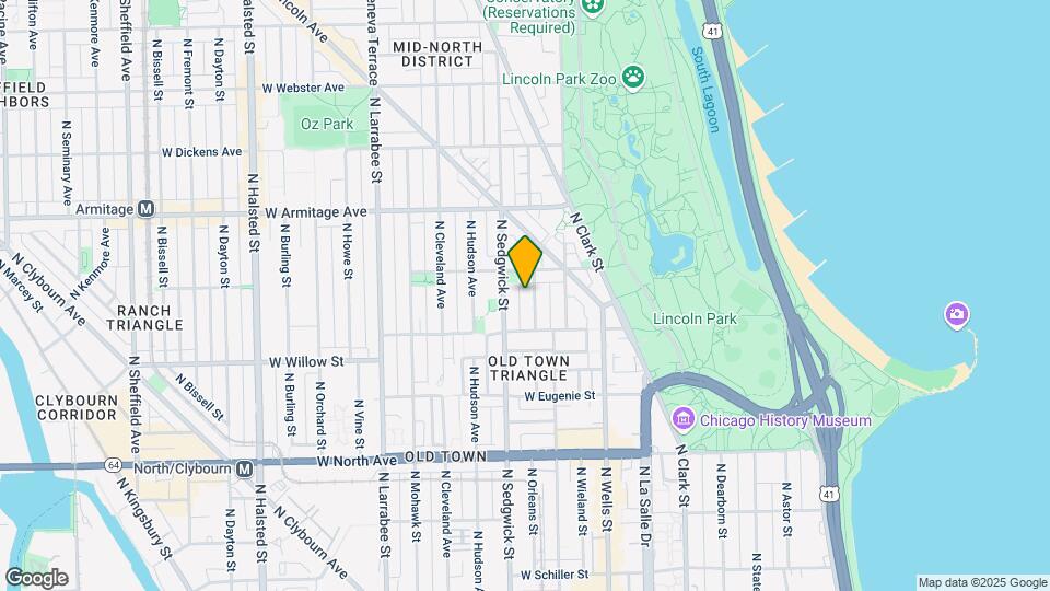 1834 N. Orleans St. Map and Location Details