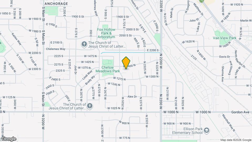 2484 W 1325 N Map and Location Details