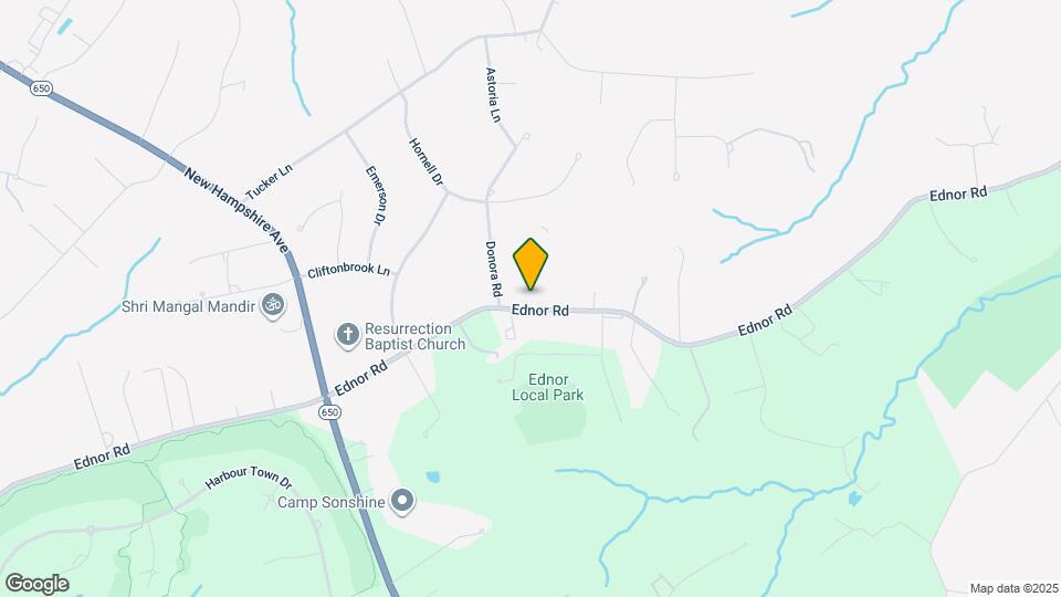 1204 Ednor Rd Map and Location Details