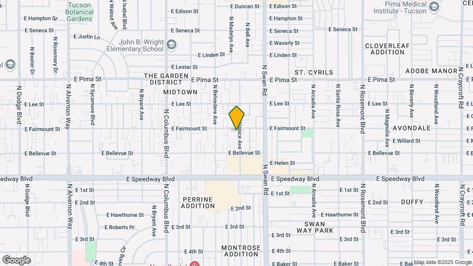 1325 N Venice Ave Map and Location Details