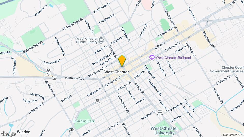 2 W Gay St Map and Location Details