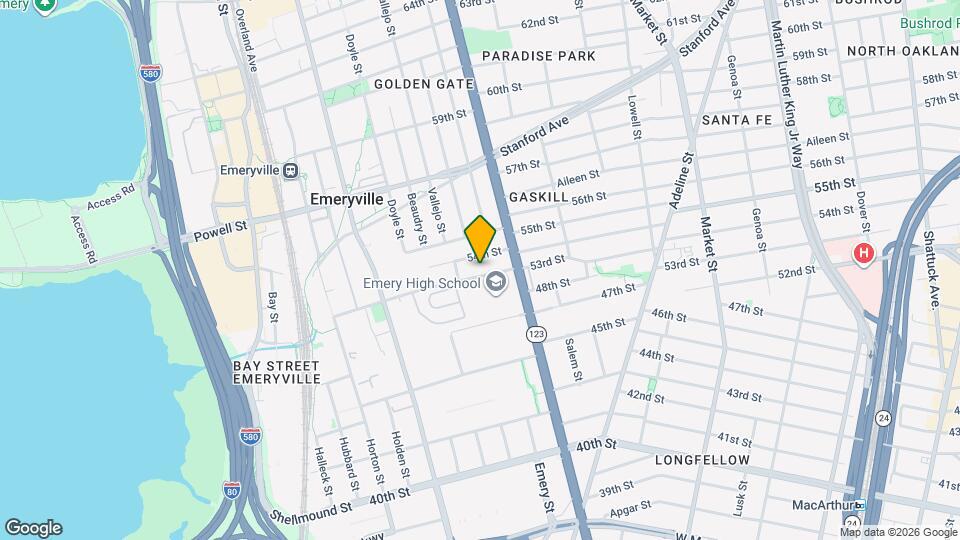 1152 53rd St Map and Location Details