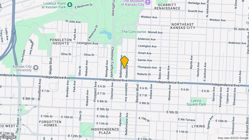 512 Gladstone Blvd Map and Location Details