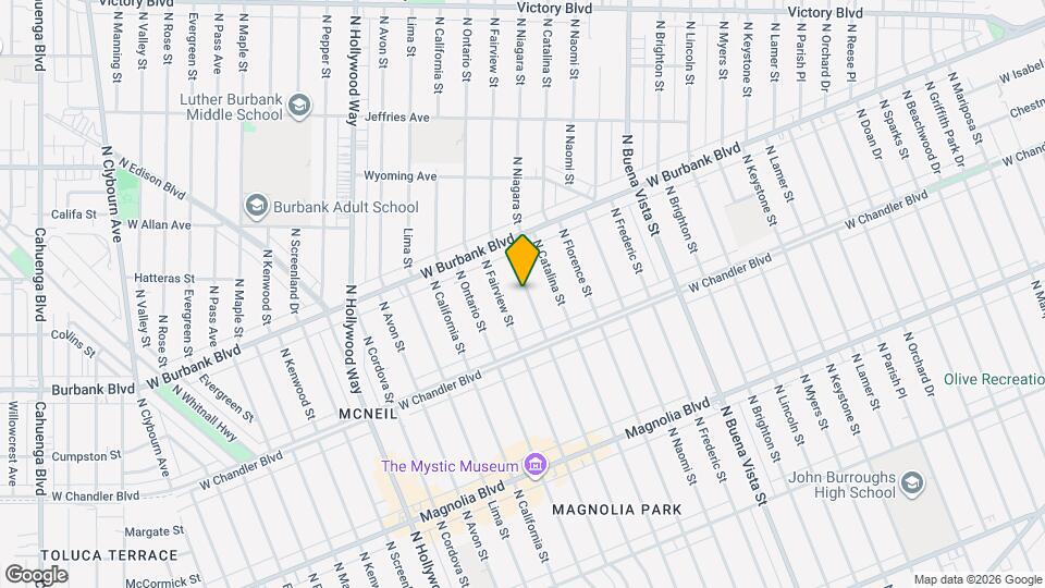 1201 N Niagara St Map and Location Details