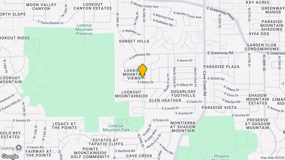 15014 N 20th St Map and Location Details